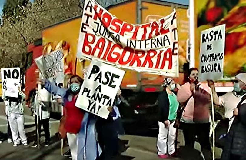 Un centenar de trabajadores del Hospital Eva Perón, en vilo ante la finalización de sus contratos
