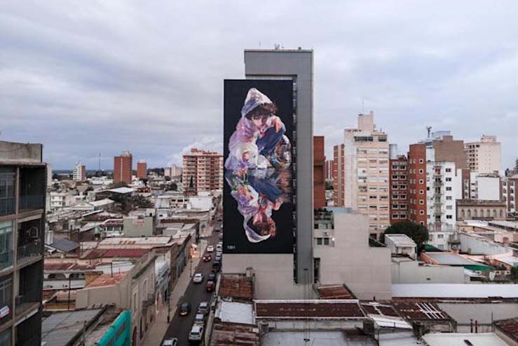 Una obra del muralista argentino Martín Ron fue premiada por Street Art Cities