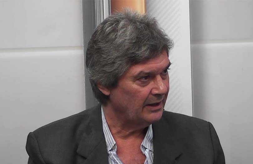 El economista Jorge Bertolino en Baigorria