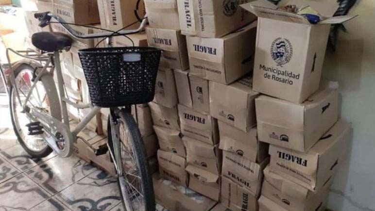Se realizaron allanamientos relacionados a las cajas de alimentos encontradas en la casa de Máximo Ariel Cantero