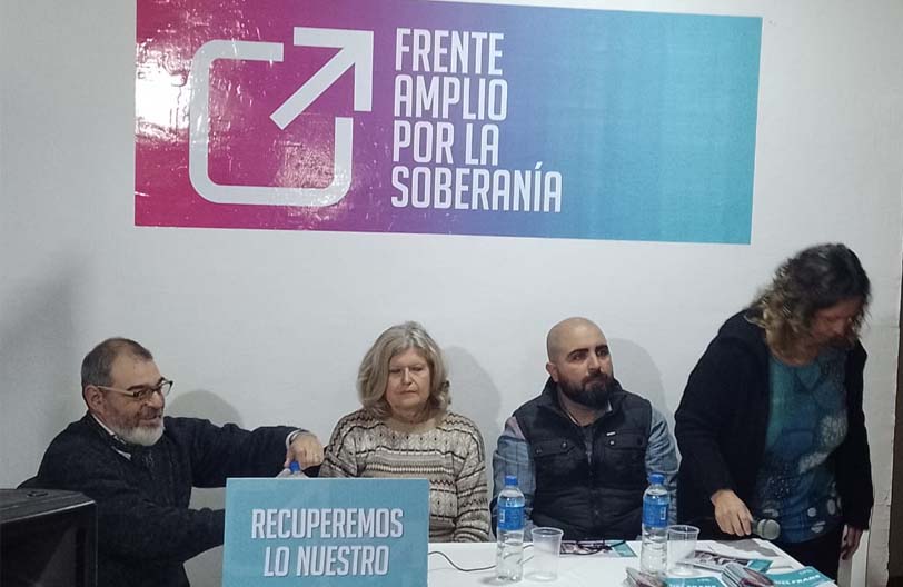 Claudia Balagué visitó Baigorria para estar en la presentación de la lista de concejales del Frente Amplio por la Soberanía