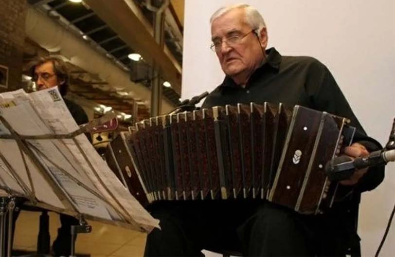 Murió a los 93 años el «Cholo» Montironi, un eximio bandoneonista reconocido en el mundo