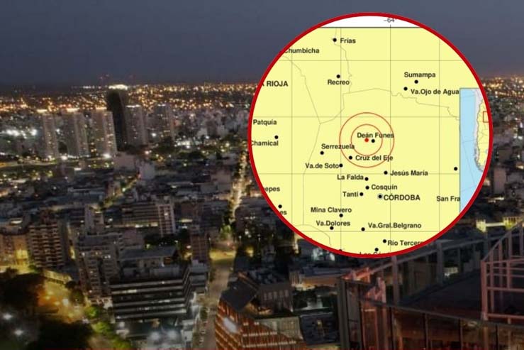 Sismo de 4.4 en la escala de Richter en la provincia de Córdoba